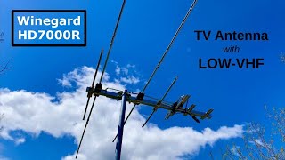 LowVHF TV Antenna Review  Winegard HD7000R [upl. by Sinnylg]