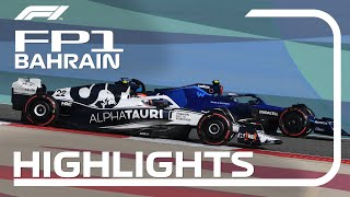 FP1 Highlights  2022 Bahrain Grand Prix [upl. by Eenot]