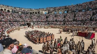 WATCH GLADIATORS FIGHT IN A REAL ROMAN ARENA [upl. by Atekahs]