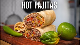 HOT FAJITAS AU BOEUF  FOOD IS LOVE [upl. by Anikas]