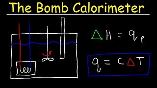 Bomb Calorimeter vs Coffee Cup Calorimeter Problem  Constant Pressure vs Constant Volume Calorimet [upl. by Park]