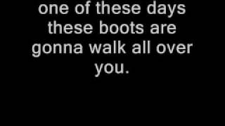 These Boots Are Made for Walking With Lyrics Nancy Sinatra [upl. by Culbertson]