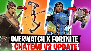 Overwatch X Fortnite V2  Chateau Guillarde Map Update  Fortnite Battle Royale [upl. by Llerref285]