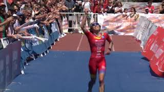 Llegadas Top3 Mundial Triatlon LD  Pontevedra [upl. by Aciretahs]