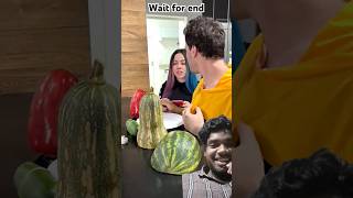 Water melon prank shorts trending viralvideo funny duduecarol fruit funny tiktok [upl. by Eirol]