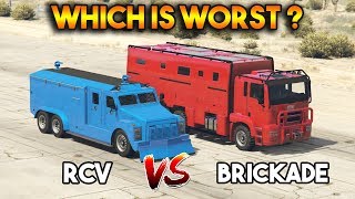 GTA 5 ONLINE  RCV VS BRICKADE WHICH IS WORST [upl. by Salkcin]