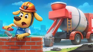 Construction Engineer  Educational Videos  Cartoons for Kids  Sheriff Labrador [upl. by Leelaj]