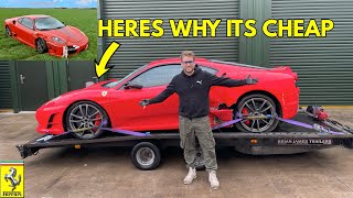 I Bought a Wrecked Ferrari 430 Scuderia Sight Unseen with UNKNOWN Damage [upl. by Emili]