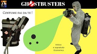 Ghostbusters Costume fai da te Veloce e soprattutto economico [upl. by Aissyla735]