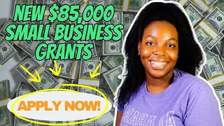 NEW 85K SMALL BUSINESS GRANTS IN 2024  Apply Now [upl. by Petronella]