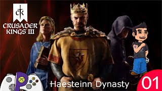 Crusader Kings III  Haesteinn Dynasty  Episode 1 [upl. by Laird]