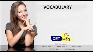 Vocab Synonyms Antonyms tricks shortcuts by Cetking [upl. by Yahs]