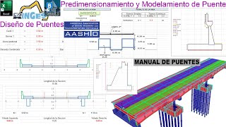 Diseño de Puentes Predimensionamiento y modelamiento de Puentes [upl. by Redwine]