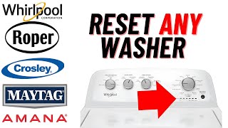 Roper Washing Machine Troubleshooting amp Diagnostic Mode Guide [upl. by Esidnak]