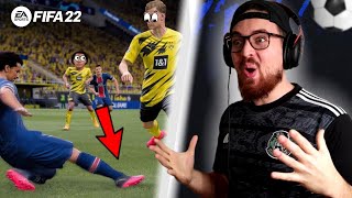 LES PIRES FAILS SUR FIFA 22 [upl. by Lenahc]