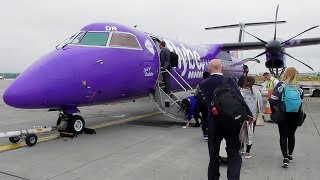 FlyBe Dash 8 Q400 Edinburgh to Manchester  Full Flight [upl. by Nnednarb]