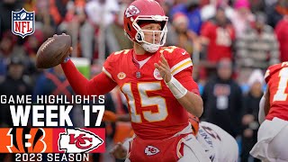 Cincinnati Bengals vs Kansas City Chiefs Game Highlights  NFL 2023 Week 17 [upl. by Alyda]