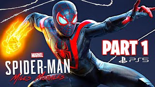 Spider Man Miles Morales PS5 Gameplay Walkthrough Part 1 [upl. by Rehpotsirh]