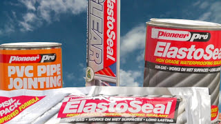 Pioneer Pro Roofing  How To Use Pioneer Pro ElastoSeal and PVC Pipe Jointing PVC Solvent Cement [upl. by Arim]