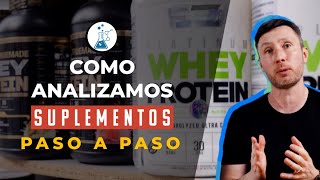 SUPLEMENTOS Como se ANALIZAN las PROTEINAS Y CREATINAS  PASO a PASO  Proyecto Suplemento [upl. by Yldarb838]