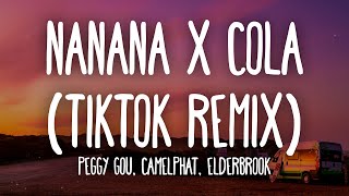 Nanana x Cola TikTok Remix  Peggy Gou Camelphat Elderbrook Lyrics [upl. by Sheffie]