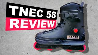 TNEC 58 Aggressive Inline Skate Review 2024 [upl. by Cohin]