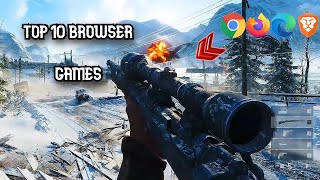 Top 10 browser games for low end pc  SniperOs  Free browser games [upl. by Eilrahc]