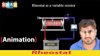 how rheostat work  rheostat as variable resistor  rheostat as potential divider swaj resistance [upl. by Anhaj]