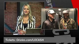 LOCASH joins Sara Perlman to discuss upcoming show at Ed Smith Stadium [upl. by Berlin]