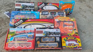 Biggest Train toy testing 10 train Toy play set Passanger train amp Mall Gadi train train dj toy [upl. by Elocin425]