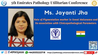 Ms Jayanti Jha Speaker Presentation at the 5th Emirates Pathology Utilitarian Conference [upl. by Ranilopa929]