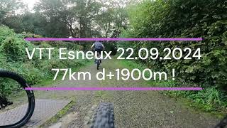 VTT Esneux 22092024 77km d1900m [upl. by Ogdon370]