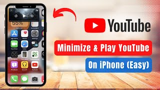 How to Minimize YouTube on iPhone [upl. by Nnylrebma]