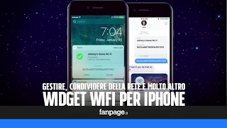 Gestire il WiFi condividere la password della rete e molto altro con un widget per iPhone [upl. by Wiburg]