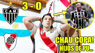 Atlético Mineiro 3 vs River 0 😡 Reacción de un Hincha de RIVER RE CALIENTE 😡 Copa Libertadores [upl. by Gunter]