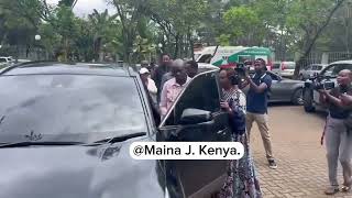 See How Gachagua Drove in a Toyota RAV4 After Leaving Karen Hospital 😭😭 [upl. by Kiersten150]