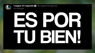 😂¡POR DIOSS😂 NO TE PIERDAS la EXCUSA de Riot para QUITAROS RECOMPENSAS de League of Legends [upl. by Duntson]