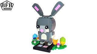 Lego Brickheadz 40271  Osterhase  Easter Bunny  Lego Speed Build Review [upl. by Grunenwald186]