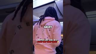 Rapper Lost 5000 on a Plane And Went CRAZY😳 [upl. by Reteip]