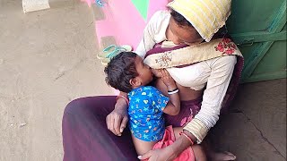 aaj ansh ka breastfeeding [upl. by Anoiek67]