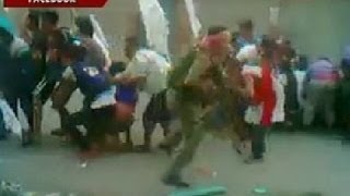 Video kung saan makikitang ginawang human shield ng MNLF ang ilang sibilyan kumalat sa social media [upl. by Boeke]