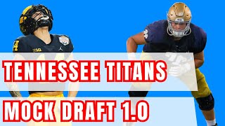 2024 Tennessee Titans Mock Draft 10 [upl. by Enom]