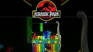 How to play Jurassic Park  glockenspiel 🎼🦖🦕 ¿Cómo tocar Jurassic Park carrillon shorts short [upl. by Chatterjee949]