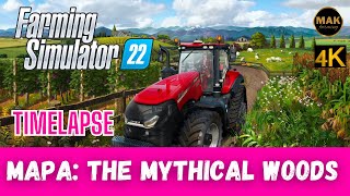 4k Timelapse  The Mythical Woods  Farming Simulator 22 [upl. by Oznohpla]