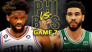 Philadelphia 76ers vs Boston Celtics Game 7 Full Highlights  2023 ECSF  FreeDawkins [upl. by Alodie891]