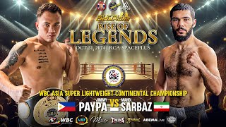 Jimmy Paypa 🇵🇭 VS Mahdi Sarbaz 🇮🇷  October 31 2024 [upl. by Earehc]