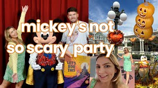 Mickeys not so scary Halloween Party Trick or Treat Magic Kingdom Vlog Disney World 2024 [upl. by Pihc]