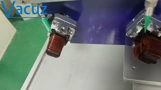 2 Spindles Vacuz 5 Axis Common Mode Toroidal Coil Inductor Automatic AB Glue Dispensing Machine [upl. by Guinn]