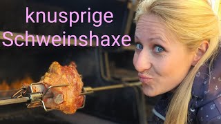 Schweinshaxe vom Drehspieß [upl. by Ardiek382]