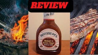 Sweet Baby Rays Hickory amp Brown Sugar Barbecue Sauce Review [upl. by Tristan]